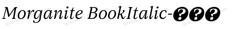 Morganite BookItalic字体转换 Morganite BookItalic字体转换